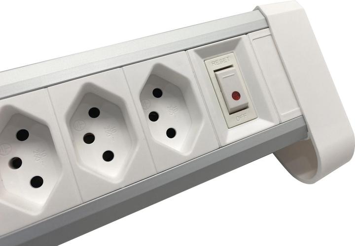 Produktbild Schönenberger Tisch-Steckdosenleiste (7 x, Typ 13, 2 m)