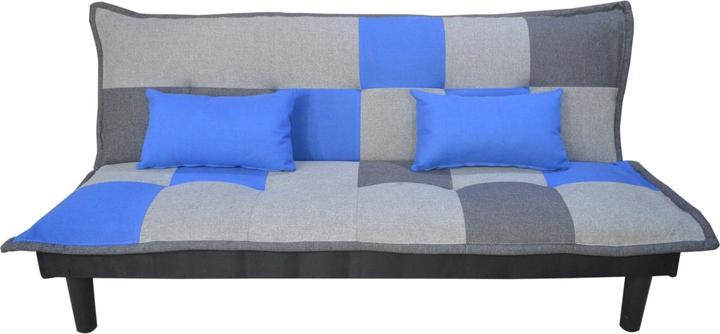 Produktbild HTI-Living Couch Karo mit Schlaffunktion Blau