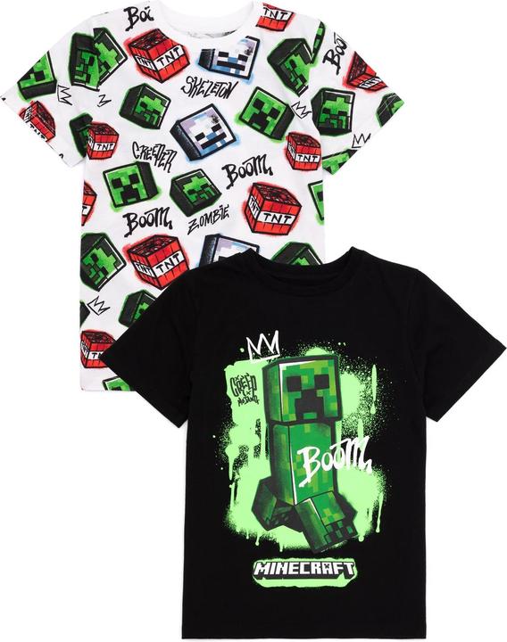 Produktbild Minecraft Kids T-Shirt 2-er Pack (158, 164)