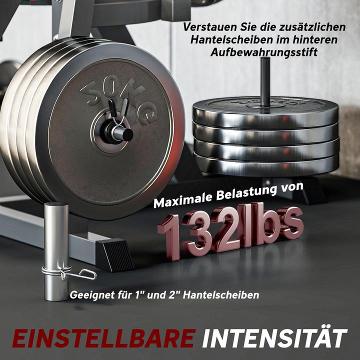 Actual product image SportNow Beinstrecker Stahl Grau+Schwarz
