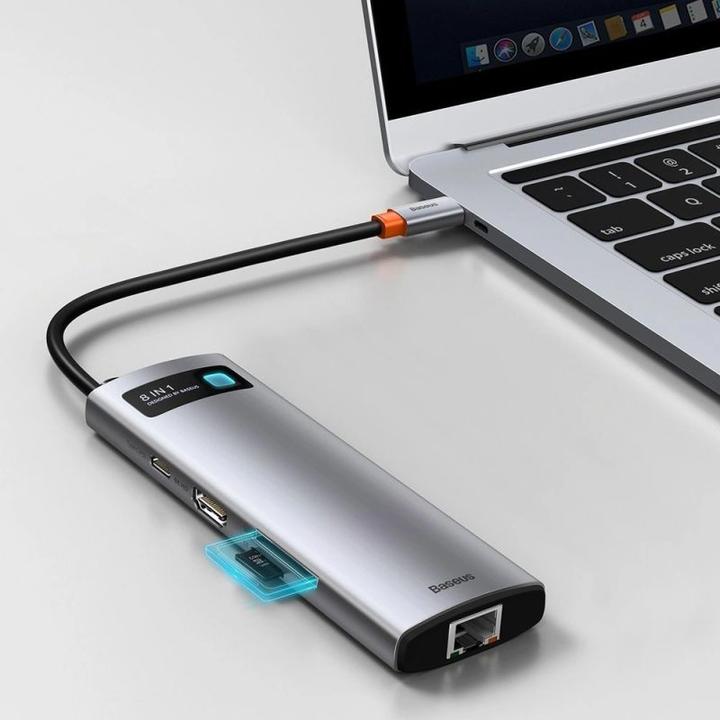 Produktbild Baseus Metal Gelam Series (USB-C, 8 Ports)