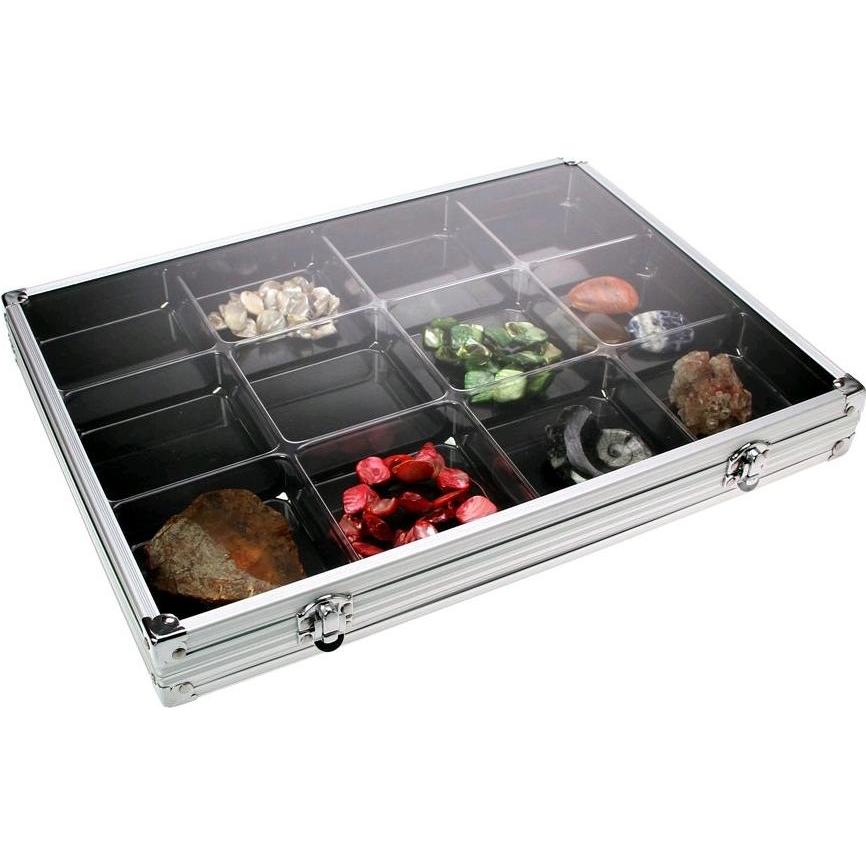 Thumbnail - Schwäbische Albumfabrik, Vitrine + Buffetschrank, Sammelvitrine mit 12 Fächern