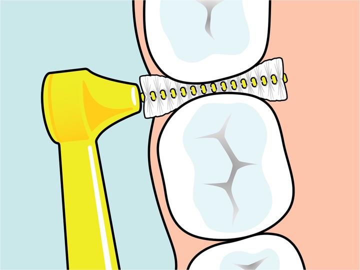 Actual product image TePe Angle ISO 1 interdental brushes (6x, 0.45 mm)