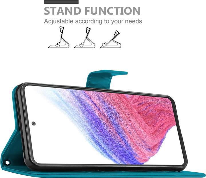 Produktbild Cadorabo Flower Book Hülle für Samsung Galaxy A53 5G (Samsung Galaxy A53 5G)