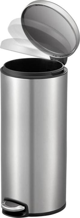 Productafbeelding EKO Pedaalemmer Maggey Step bin 30 L mat roestvrij staal met elegant pedaal, vingerafdrukbestendig (30 l)