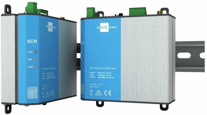 Produktbild Insys icom SCR-L300, LTE-Mobilfunk-Router, VPN 2xEthernet 10/100BT 1xRS232 2xdig.Ein 2xdig.Aus