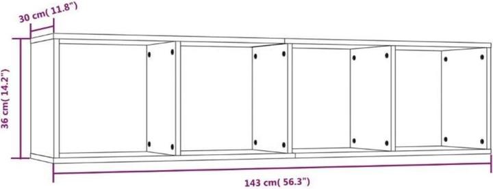 Immagine prodotto vidaXL Laurenz (143 x 30 x 36 cm)