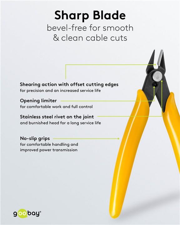 Actual product image FixPoint Precision diagonal cutters (125 mm)