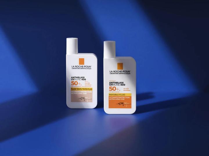 Actual product image La Roche Posay Anthelios Invisible Fluid Tinted (Sun cream face, SPF 50+, 50 ml, 75 g)