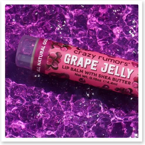 Actual product image Crazy Rumors Grape Jelly Lip Balm (Lip balm, 4.25 ml)