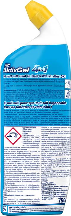 Productafbeelding Null Null WC ActiveGel 4in1 Vers Groen