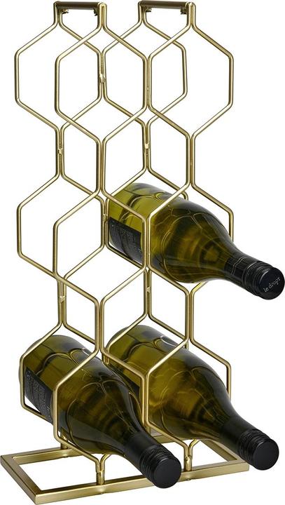 Lipo Wine Rack Metal For 8 Bottles (23 x 11 x 48 cm)