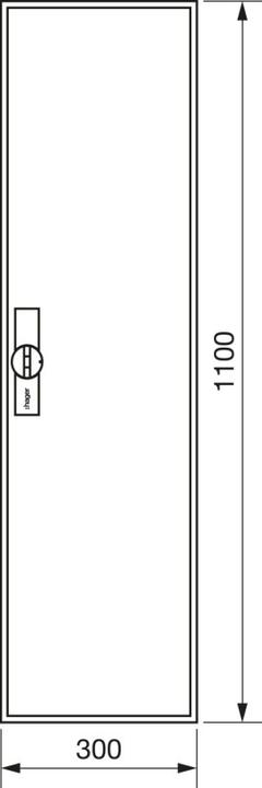 Image du produit Hager Armoire pour compteurs,universZ
