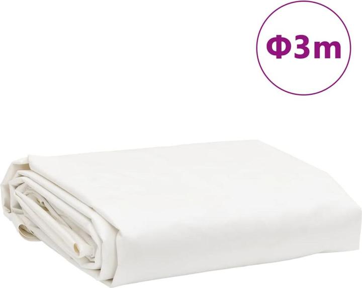 Produktbild vidaXL Abdeckplane Ø 3 m 600 /m²