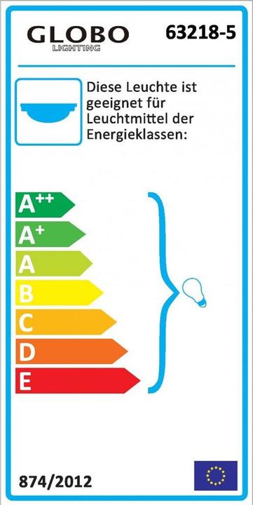 Energie-Label Globo Nevada (51 cm)