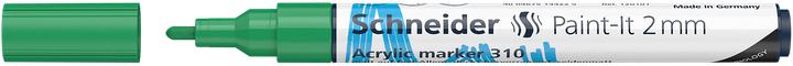 Valeurs nutritives et ingrédients Schneider Marqueur acrylique Paint-It 310 2mm vert (1 x)