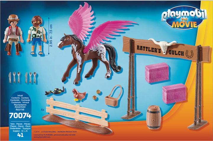 Image du produit Playmobil The Movie Marla, Del et cheval avec des ailes (70074, Playmobil The Movie)
