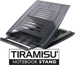 Actual product image Hamlet XTMS100 Tiramisu Notebook stand Black