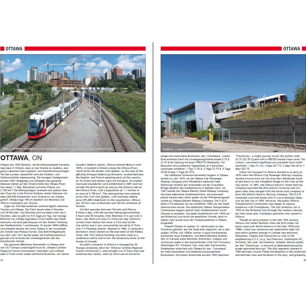 Thumbnail - Urban Rail in Canada, Sachbücher von Robert Schwandl