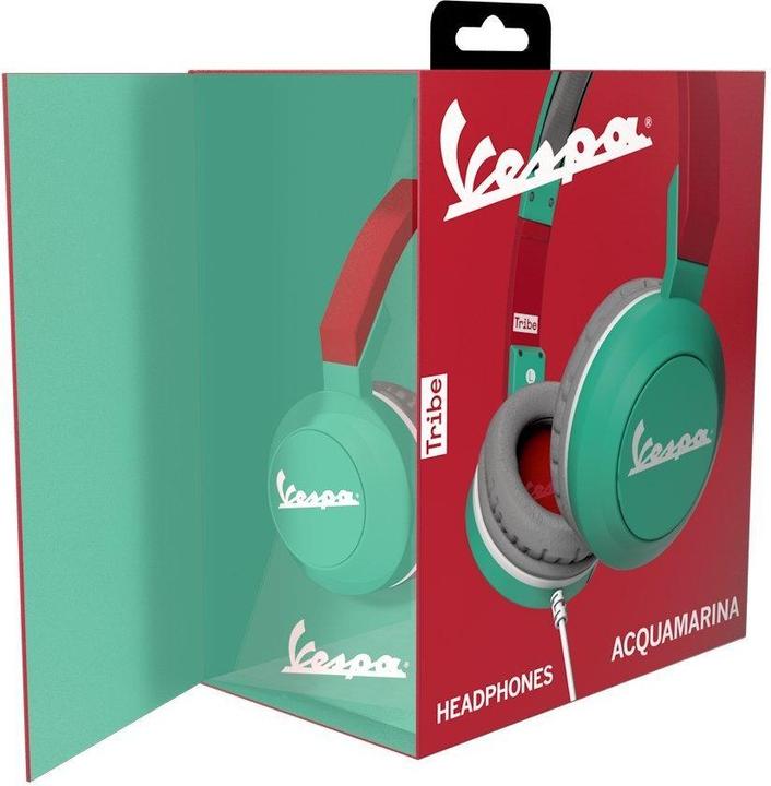 Actual product image Tribe Cuffie con microfono Acquamarina (Cable)