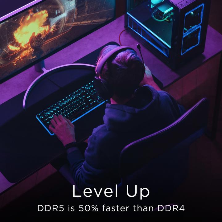 Produktbild 16GB PC RAM MODULE DDR5 5600MHZ UNBUFFERED NON-ECC 1.1V 2GX8 CL46 (1 x 16GB, 5600 MHz, DDR5-RAM, DIMM)