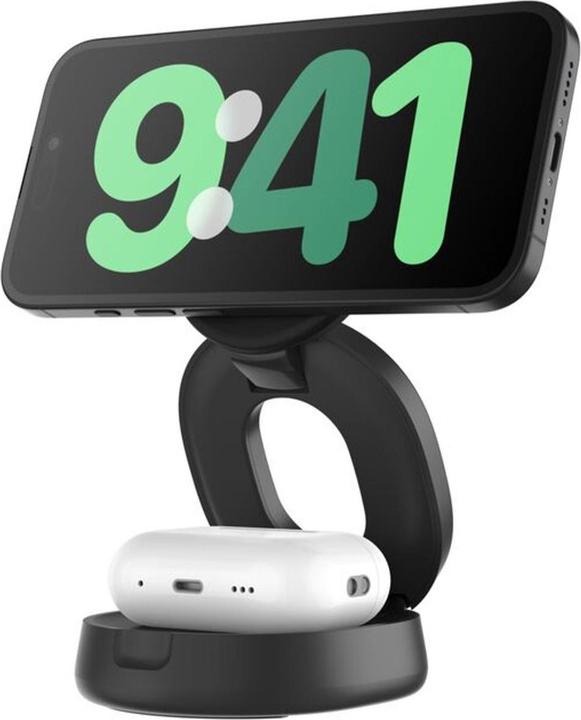 Actual product image Belkin Boost Charge verstellbare mag.2-in-1 Ld.Qi2 sw. WIZ035kqBK (30 W)