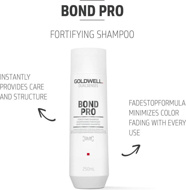 Produktbild Goldwell Dualsenses BondPro Shampoo 250ml (250 ml, Flüssiges Shampoo)