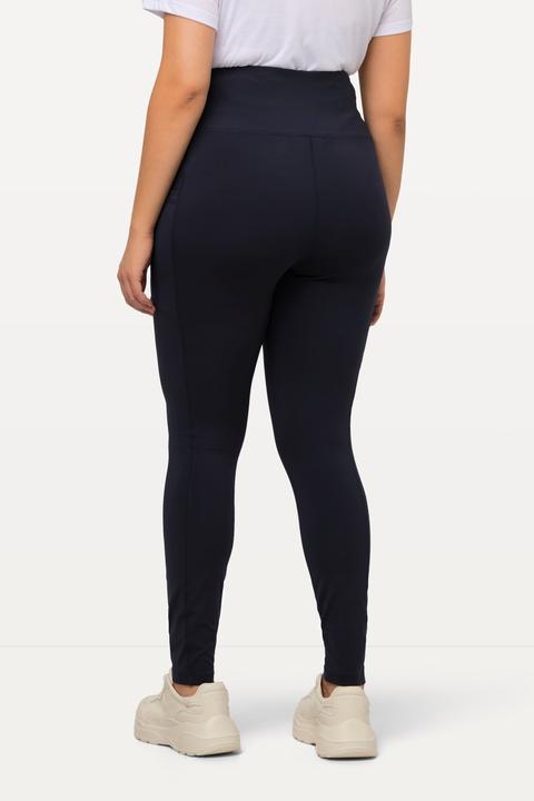Actual product image Ulla Popken High Waist Quick Dry Recycled Stretch Leggings (58, 60)