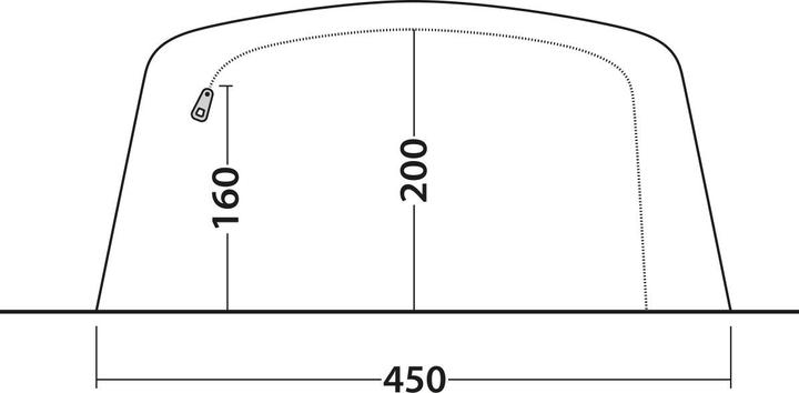 Produktbild Outwell Queensdale 8PA Zelt (Tunnelzelt, 37.90 kg)