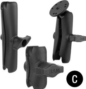 Immagine prodotto RAM Mounts RAM Unpkd Dbl Socket Arm