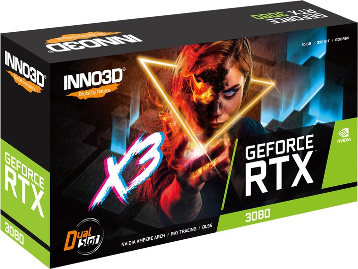 Produktbild Inno3D GeForce RTX3080 X3 LHR (10 GB)