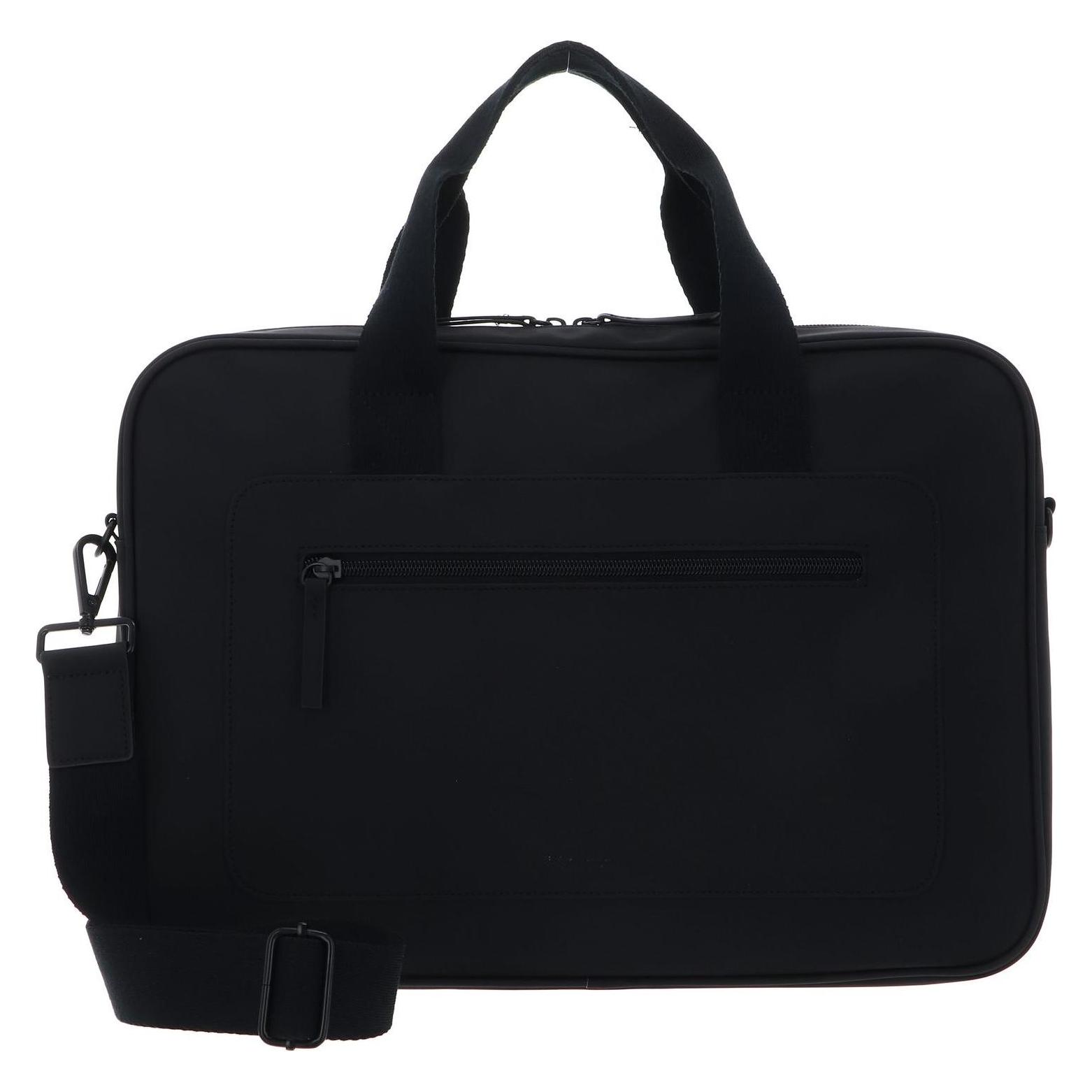 Ted Baker Rylies Rubberised Pu Document Bag (16"), Notebooktasche, Schwarz
