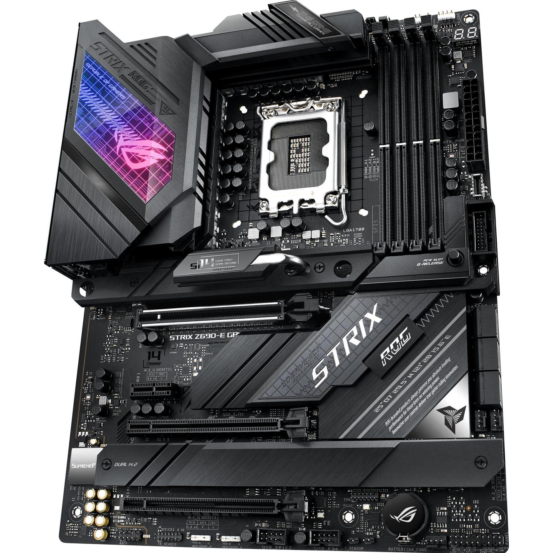 ASUS ROG Strix Z690-E Gaming Wifi (LGA 1700, Intel Z690 (DDR5), ATX), Mainboard