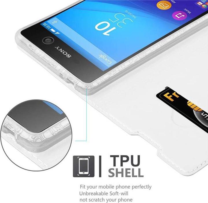 Actual product image Cadorabo Book Classy Style Cover (Sony Xperia M5)