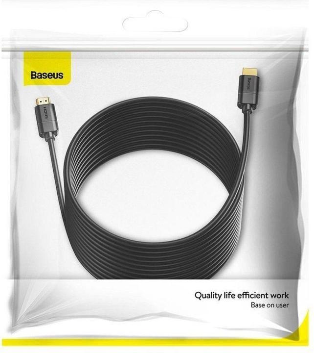 Produktbild Baseus high definition Series HDMI To HDMI Adapter Cable 8m Black (8 m, HDMI, 2.0)