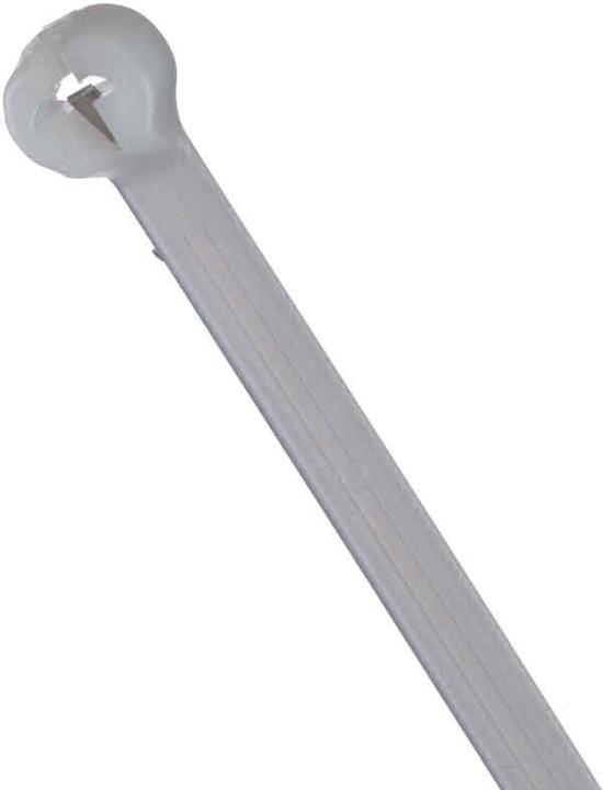 Actual product image ABB Ty-Rap® Cable Tie with Steel Nose Lock (L x W) 361 mm x 4.8 mm TY528MXR Color: Black 100 (Metal cable ties, 360.50 mm, 100 pcs.)