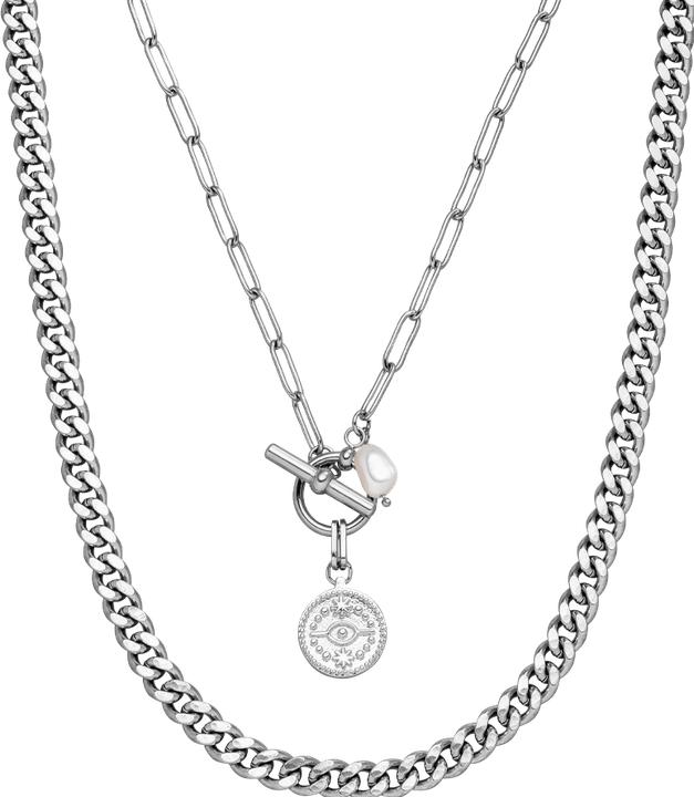 Purelei Makani Ketten-Set (Acciaio inossidabile, 45 - 55 cm)