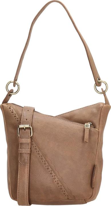 Image du produit Hide & Stitches Marrakech Umhängetasche - Taupe - 100% Leder
