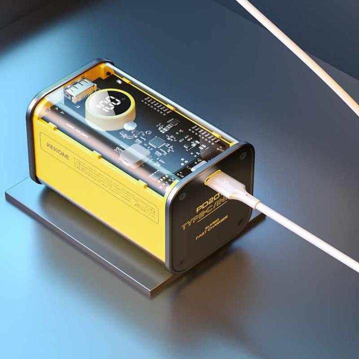 Actual product image Wekome Power nbank Super Fast Charging (20000 mAh, 22.50 W, 74 Wh)