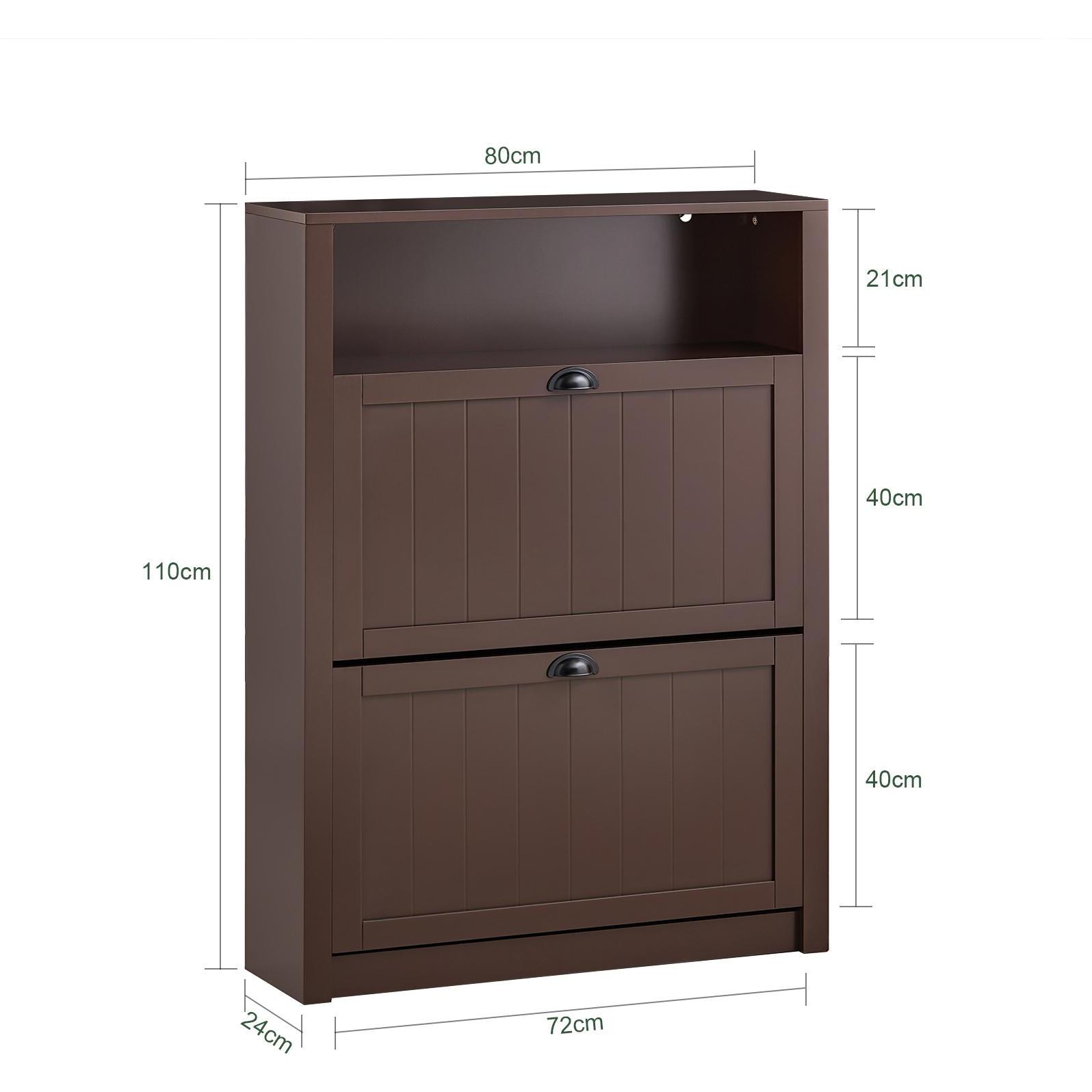 Thumbnail - SoBuy, Schuhschrank, Maximus (80 x 110 x 24 cm)
