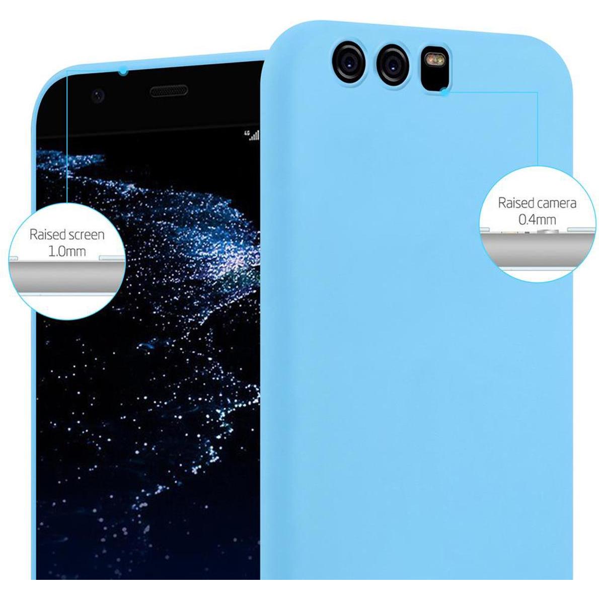 Thumbnail - Cadorabo TPU Candy Cover (Huawei P10), Smartphone Hülle, Blau