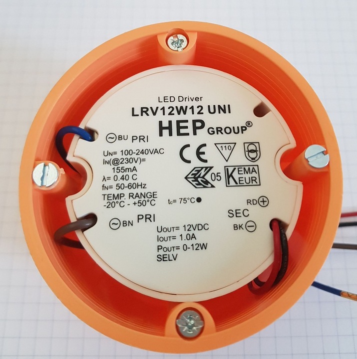 Produktbild Synergy 21 HEP Netzteil - 12V 12W - für Unterputzdose