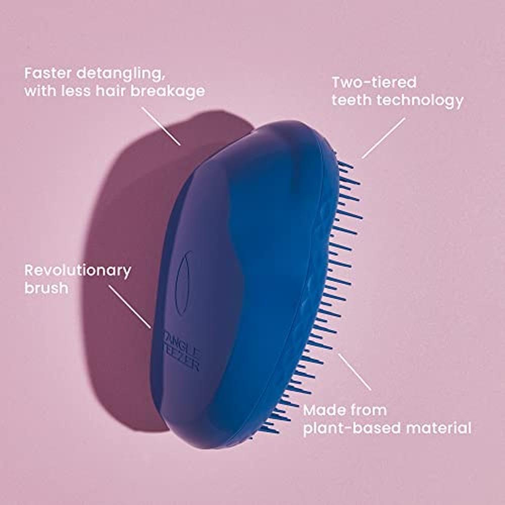 Tangle Teezer, Haarbürste + Kamm, Plant Brush szczotka do włosów Deep Sea Blue