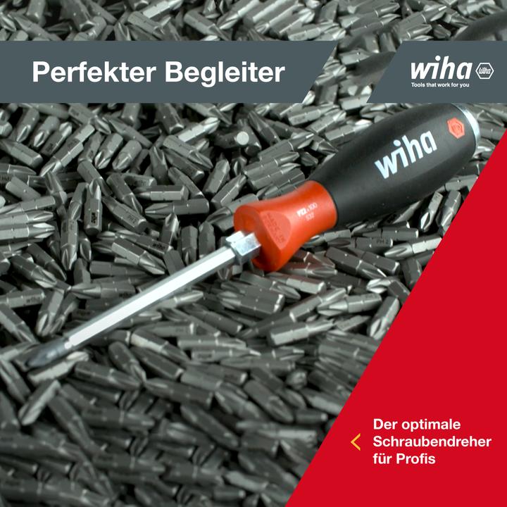 Actual product image Wiha SoftFinish (Slotted screws, Phillipps cross recess (PH))