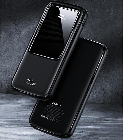 Produktbild Usams PB58 10000 mAh Power Bank Black (10KCD16101) (10000 mAh, 22.50 W, 37 Wh)