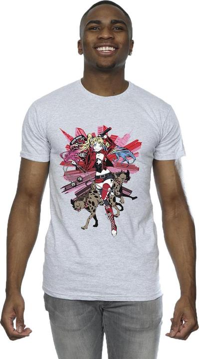 Image du produit - T-shirt HARLEY QUINN HYENAS - Homme (S)