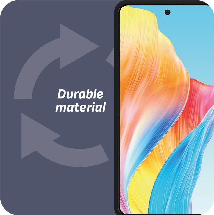 Actual product image Cazy Silicone Case Compatible with Oppo A58 4G - Soft TPU Protection - (Oppo A58 4G)