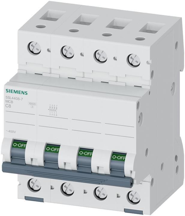 Immagine prodotto Siemens Interruttore UC C 8A 4p 400V 5SL4408-7