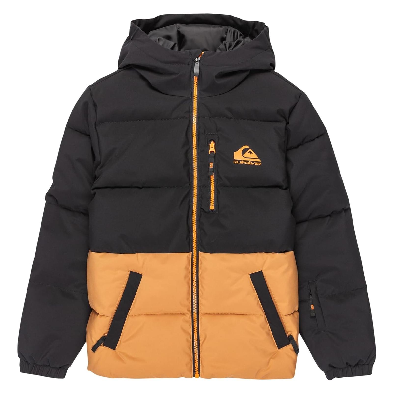 Quiksilver, Unisex, Skijacke, Kid's Highland Jacket (176), Schwarz, 176