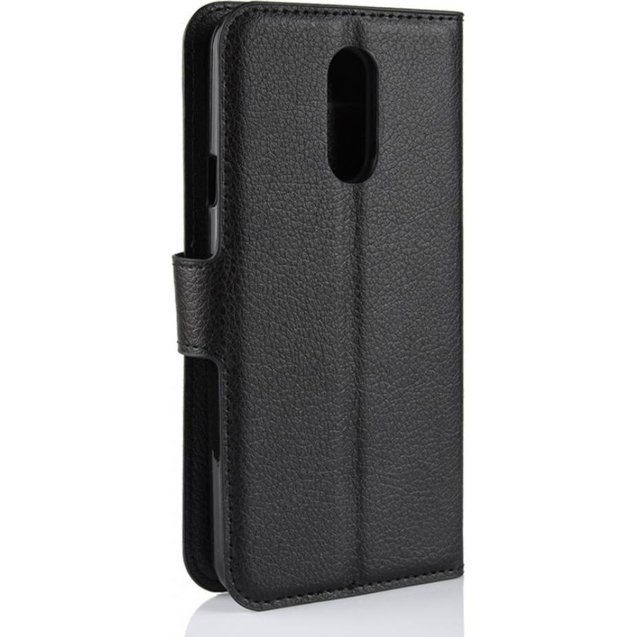 Thumbnail - Screenguard LG Q7+ Leather Guard Lederhülle (LG Q7+), Smartphone Hülle, Schwarz